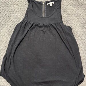 American Eagle Outfitters Gray Sleeveless Relaxed Tank Top